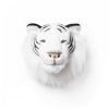 Wild & Soft - Trophée tigre blanc Albert - Tête d'animal