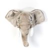 Wild & Soft - Trophée éléphant clair George - Tête d'animal