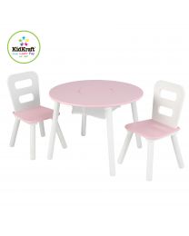 Kidkraft - Ensemble Table ronde pour enfants et 2 chaises