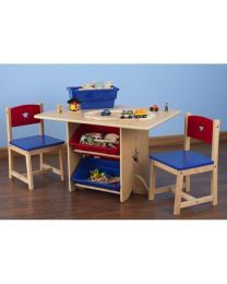 Kidkraft - Ensemble table et 2 chaises pour enfants avec motif d'étoile