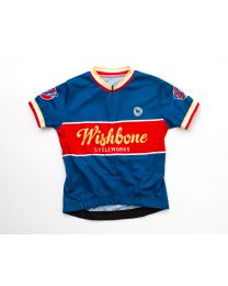 Wishbone Bike - Maillot de cyclisme - Bleu M