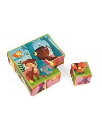 Janod - 9 cubes forêt