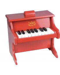 Vilac - Jouet musical piano rouge en bois